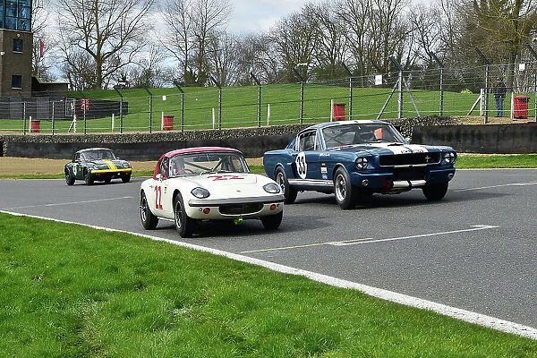 CM35 2716 Tom Smith, Lotus Elan, Paul Kennelly, Shelby Mustang GT350R