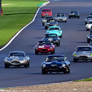 Motor Racing Legends, Silverstone, October 2021 Collection: Jaguar Classic Challenge