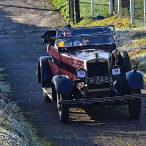 Motorsport 2020 Poster Print Collection: VSCC New Year driving tests, Brooklands, January 2020