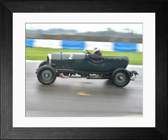 Framed Print : CM2 9017 Charles MacLean, Bentley 3 litre