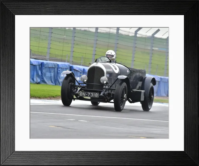 Framed Print : CM2 9071 Jock MacKinnon, Bentley 3 litre, BN 7318 Framed Print : CM2 9071 Jock MacKinnon, Bentley 3 litre, BN 7318