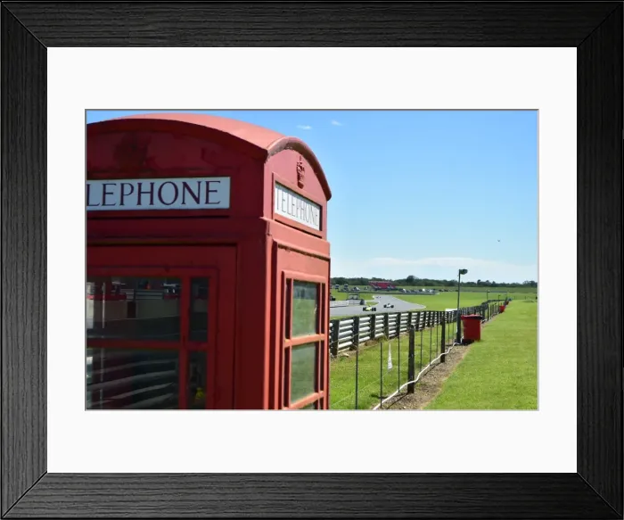 Framed Print : CM3 9715 Snetterton phone box Framed Print : CM3 9715 Snetterton phone box
