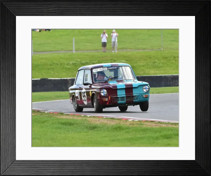 Framed Print : CM3 0031 Shaun Hazelwood, Hillman Imp