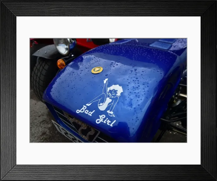 Framed Print : CM3 0709 Caterham 7, Bad Girl Framed Print : CM3 0709 Caterham 7, Bad Girl