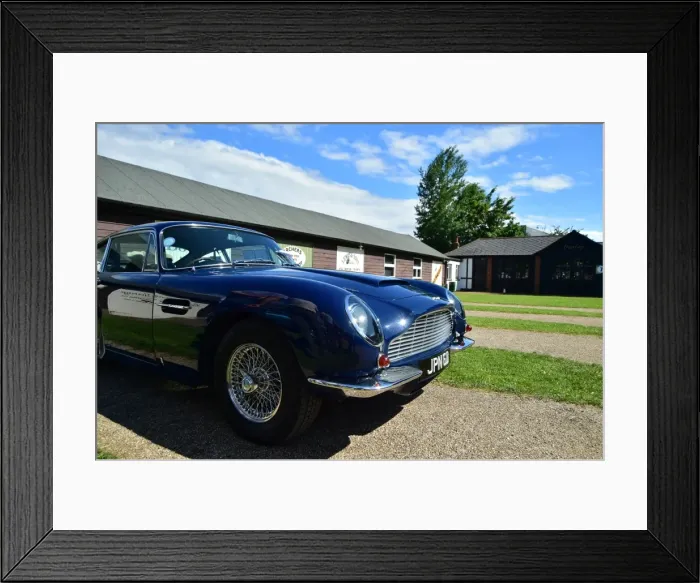 Framed Print : CM3 0847 Aston Martin DB6, JPN 6 D
