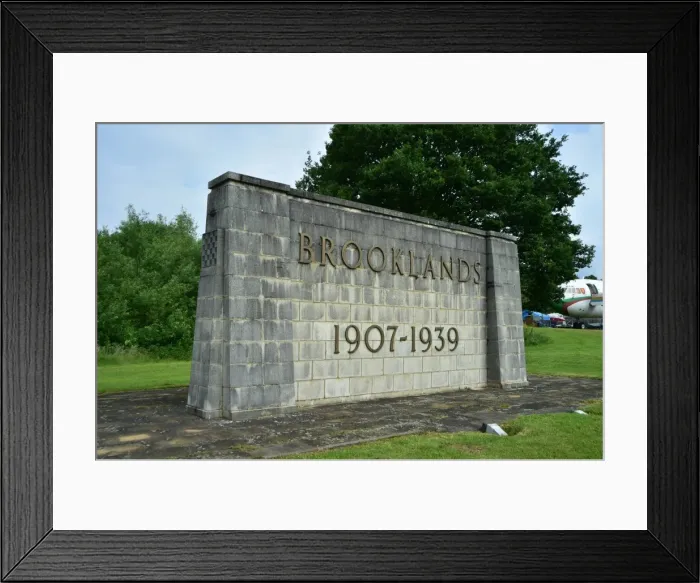 Framed Print : CM3 0384 Brooklands 1907 to 1939 Framed Print : CM3 0384 Brooklands 1907 to 1939