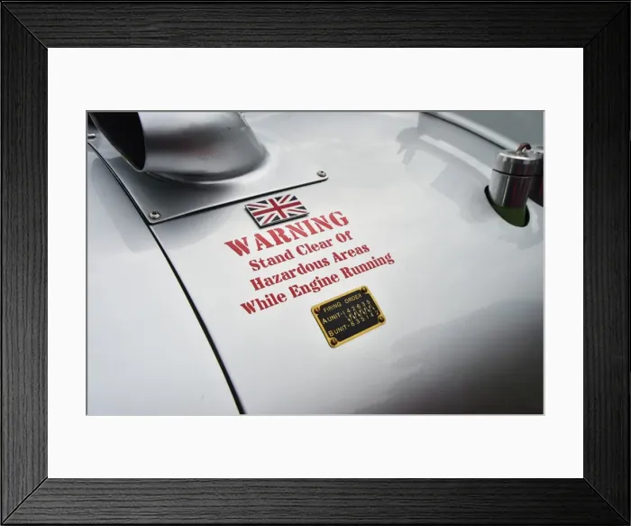 Framed Print : CM3 0560 warning sign Framed Print : CM3 0560 warning sign