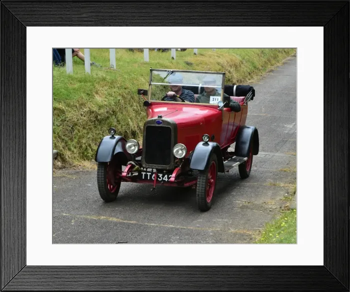 Framed Print : CM3 1063 Bill Dyke, Clyno Tourer, TT 6342 Framed Print : CM3 1063 Bill Dyke, Clyno Tourer, TT 6342