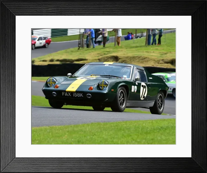 Framed Print : CM3 2070 Jim Dean, Lotus Europa, FAX 158 K Framed Print : CM3 2070 Jim Dean, Lotus Europa, FAX 158 K