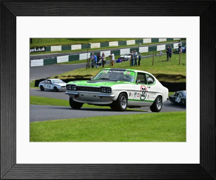 Framed Print : CM3 2072 Nic Strong, Ford Capri, CYO 2 H Framed Print : CM3 2072 Nic Strong, Ford Capri, CYO 2 H