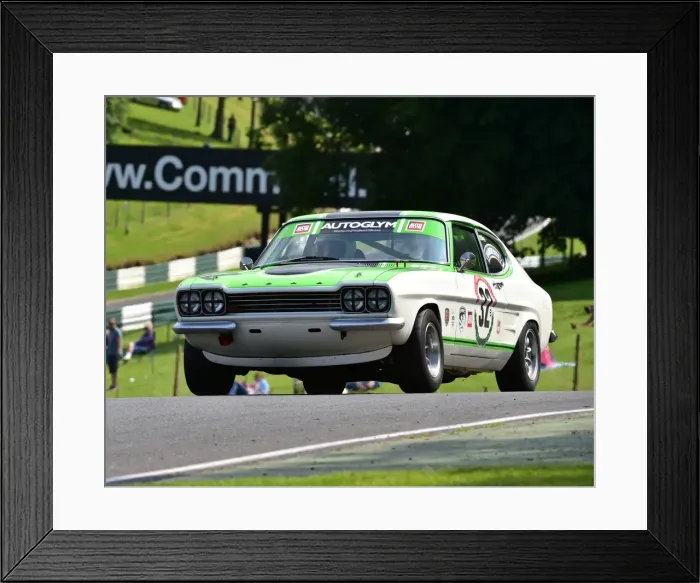 Framed Print : CM3 2104 Nic Strong, Ford Capri, CYO 2 H