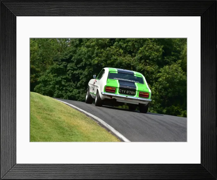 Framed Print : CM3 2191 Nic Strong, Ford Capri, CYO 2 H