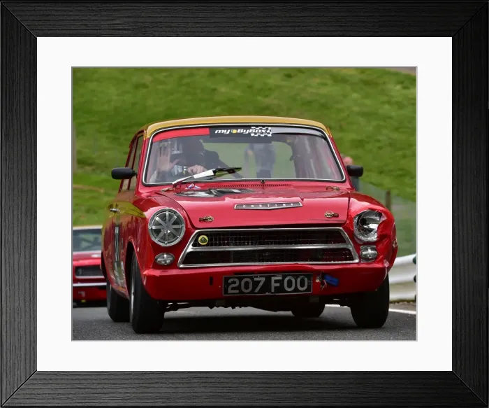 Framed Print : CM3 2495 Ford Lotus Cortina, 207 FOO