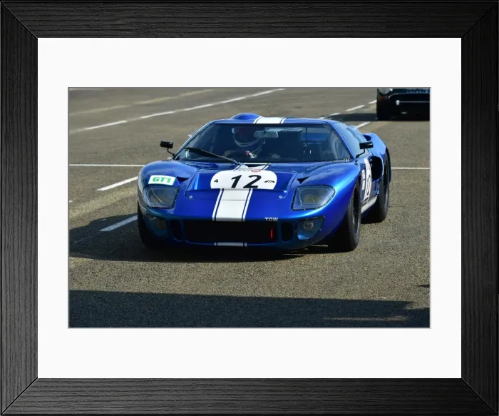 Framed Print : CM3 5282 Hans Hugenholtz, Ford, GT40, 1965 Framed Print : CM3 5282 Hans Hugenholtz, Ford, GT40, 1965