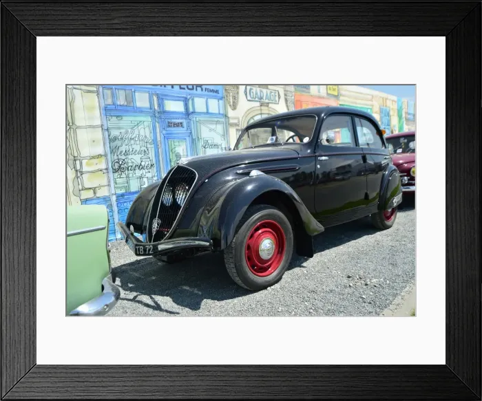 Framed Print : CM3 5098 Peugeot 202, 5623 TB 72 Framed Print : CM3 5098 Peugeot 202, 5623 TB 72