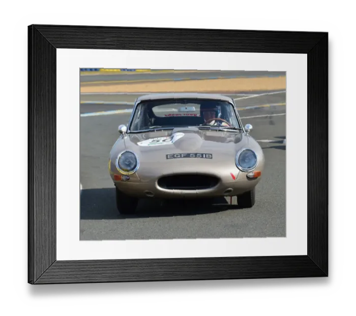 Framed Print : CM3 5268 William Gely, Carol Quiniou, Jaguar E-Type, EGF 551 B Framed Print : CM3 5268 William Gely, Carol Quiniou, Jaguar E-Type, EGF 551 B