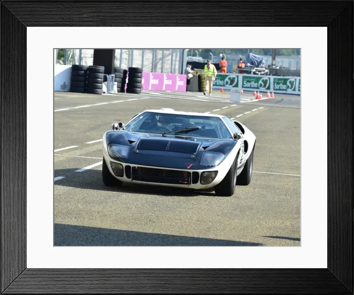 Framed Print : CM3 5280 Jean-Pierre Lecou, Nicholas D Ieteren, Ford GT40