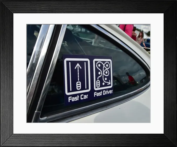 Framed Print : CM3 5564 Fast car, fast driver Framed Print : CM3 5564 Fast car, fast driver