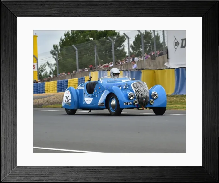 Framed Print : CM3 5616 Jean Marc Bussolini, Julien Bussolini, Peugeot 402 Darl mat