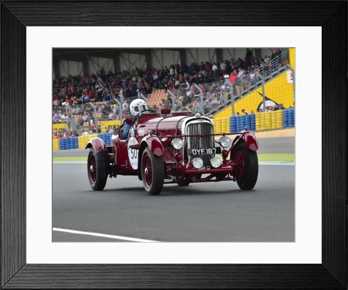 Framed Print : CM3 5650 Richard Reay-Smith, Lagonda LG45, DYF 187