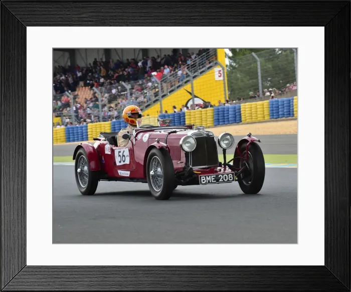 Framed Print : CM3 5651 Philippe Lanternier, Gildas Lecomte du Nouy, Aston Martin Le Mans