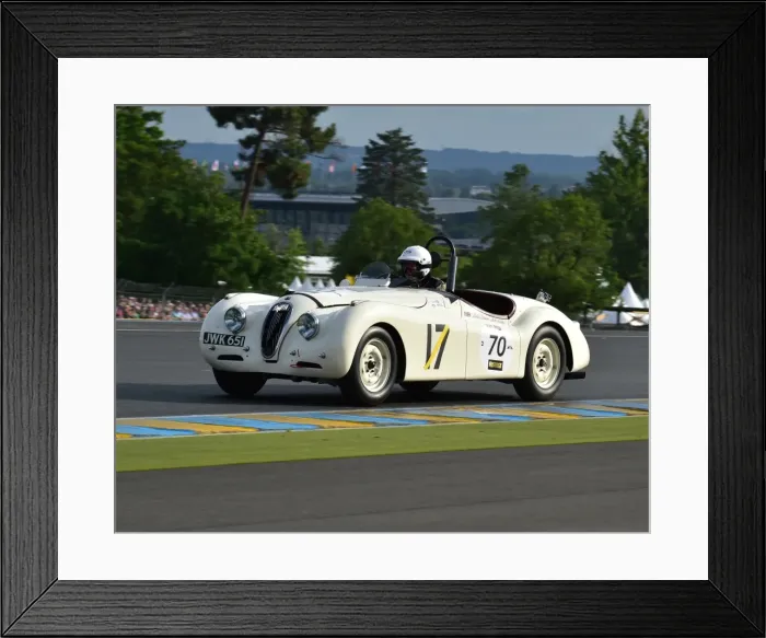 Framed Print : CM3 5701 Derek T Hood, Jaguar XK 120, JWK 651 Framed Print : CM3 5701 Derek T Hood, Jaguar XK 120, JWK 651