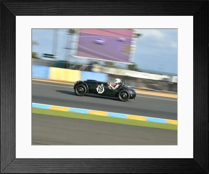 Framed Print : CM3 5717 Ian Dalglish, Joe Twyman, Frazer Nash Le Mans, replica