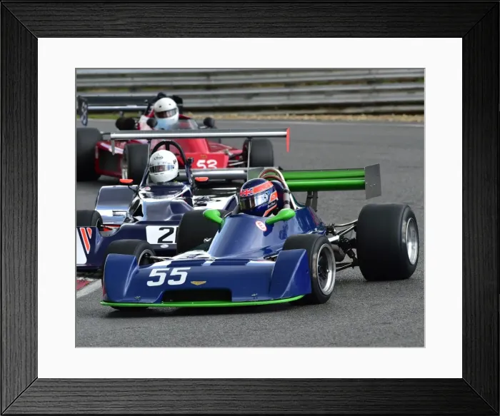 Framed Print : CM3 7655 Jon Finch, Chevron B34, Derek Bell Trophy
