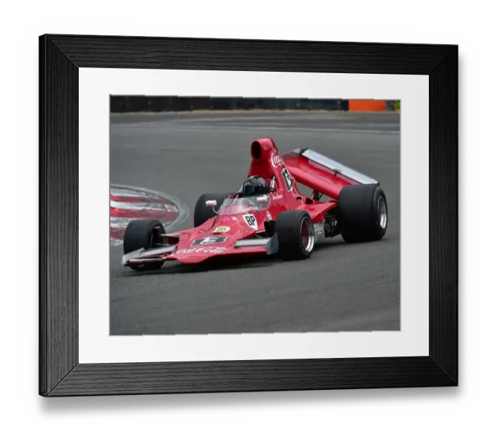 Framed Print : CM3 7723 Dean Forward, Lola T400, Derek Bell Trophy Framed Print : CM3 7723 Dean Forward, Lola T400, Derek Bell Trophy