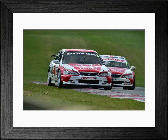 Framed Print : CM3 8124 James Dodd, Honda Accord, Stewart Whyte, Honda Accord, Super Touring Trophy