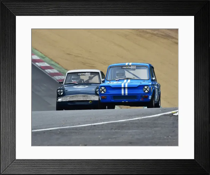 Framed Print : CM3 7187 Simon Benoy, Hillman Imp, Robyn Slater, Ford Anglia Framed Print : CM3 7187 Simon Benoy, Hillman Imp, Robyn Slater, Ford Anglia
