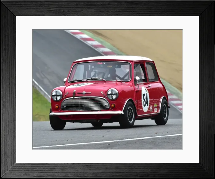 Framed Print : CM3 7202 Steve Jones, Morris Mini Cooper S Framed Print : CM3 7202 Steve Jones, Morris Mini Cooper S