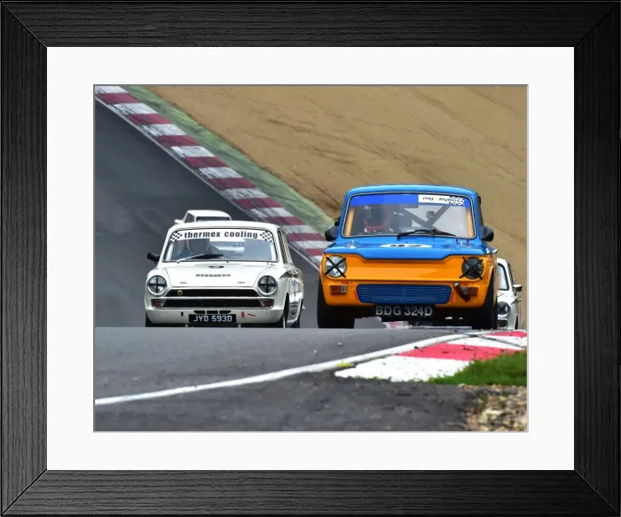 Framed Print : CM3 7206 Colin Gunton, Hillman Imp, Eifon Jones, Ford Lotus Cortina Framed Print : CM3 7206 Colin Gunton, Hillman Imp, Eifon Jones, Ford Lotus Cortina