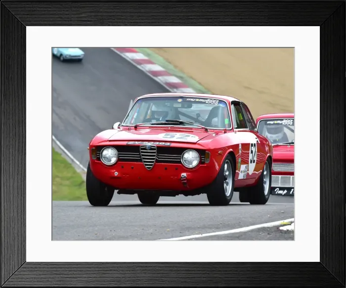 Framed Print : CM3 7216 Dave Cabena, Alfa Romeo Giulia Sprint, ZV 83303