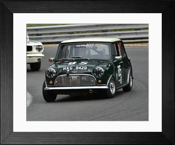 Framed Print : CM3 7249 Roger Godfrey, Austin Mini Cooper S, HKG 942 D Framed Print : CM3 7249 Roger Godfrey, Austin Mini Cooper S, HKG 942 D