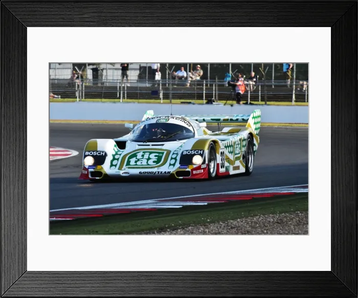 Framed Print : CM3 8885 Henrik Lindberg, Porsche 962 Framed Print : CM3 8885 Henrik Lindberg, Porsche 962