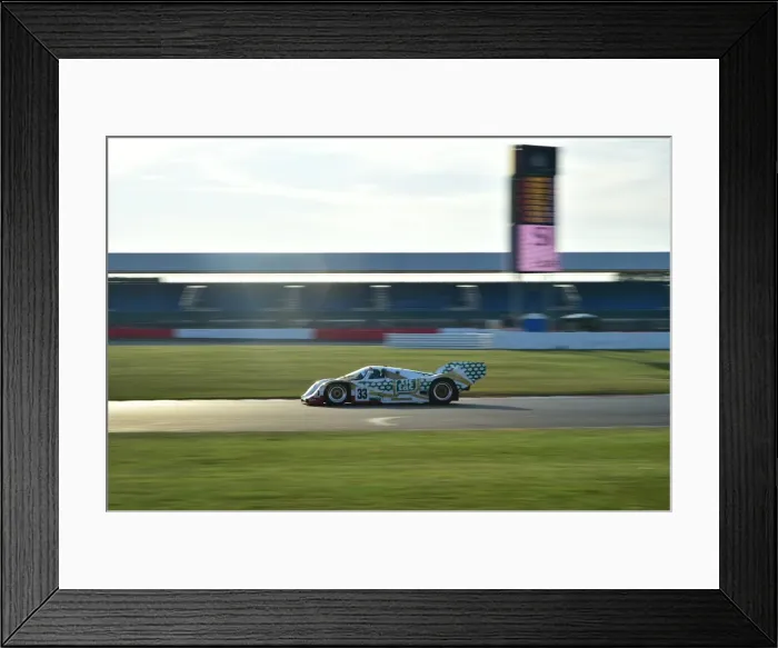 Framed Print : CM3 8936 Henrik Lindberg, Porsche 962 Framed Print : CM3 8936 Henrik Lindberg, Porsche 962