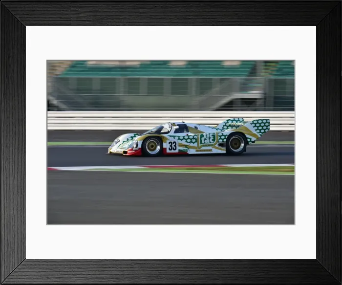Framed Print : CM3 9031 Henrik Lindberg, Porsche 962 Framed Print : CM3 9031 Henrik Lindberg, Porsche 962