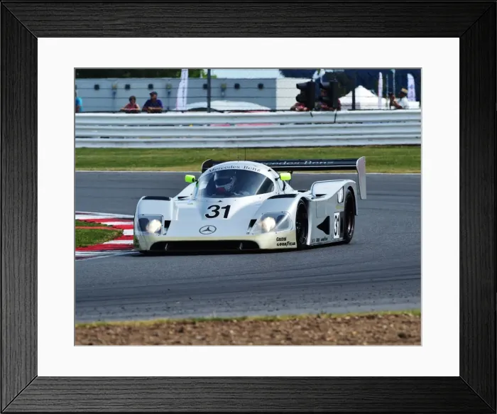 Framed Print : CM4 0713 Bob Berridge, Gareth Evans, Mercedes C11