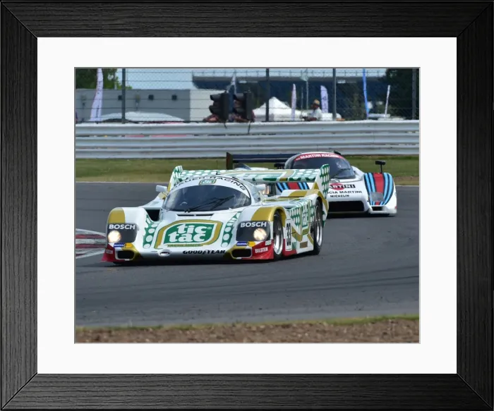 Framed Print : CM4 0721 Henrik Lindberg, Porsche 962 Framed Print : CM4 0721 Henrik Lindberg, Porsche 962