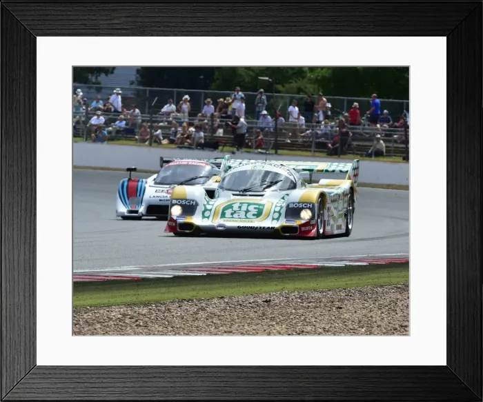 Framed Print : CM4 0765 Henrik Lindberg, Porsche 962 Rupert Clevely, Lancia LC2 Framed Print : CM4 0765 Henrik Lindberg, Porsche 962 Rupert Clevely, Lancia LC2