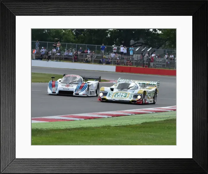 Framed Print : CM4 0798 Henrik Lindberg, Porsche 962, Rupert Clevely, Lancia LC2 Framed Print : CM4 0798 Henrik Lindberg, Porsche 962, Rupert Clevely, Lancia LC2