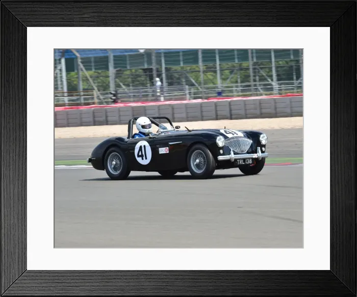Framed Print : CM3 8373 David Large, Austin Healey 100-4, TRL 138 Framed Print : CM3 8373 David Large, Austin Healey 100-4, TRL 138