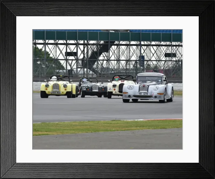 Framed Print : Tim Parsons, Morgan 4 / 4 Supersport, SS 60 MOG, Philip St Clair Tisdall, Morgan Plus 8, LFK 125, Henry Williams, Morgan 4 / 4, Greg Parnell, Morgan Aero 8, V8 GTN, AR Motorsport Morgan Challenge, Bentley Silverstone Race Meeting 2nd August 2014 Framed Print : Tim Parsons, Morgan 4 / 4 Supersport, SS 60 MOG, Philip St Clair Tisdall, Morgan Plus 8, LFK 125, Henry Williams, Morgan 4 / 4, Greg Parnell, Morgan Aero 8, V8 GTN, AR Motorsport Morgan Challenge, Bentley Silverstone Race Meeting 2nd August 2014
