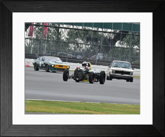 Framed Print : Mike Peck, Austin Seven, Chris Scragg, Aston Martin V8, Richard Tyzack, BMW 2002, FAX 205 K, Allcomers Handicap, Bentley Silverstone Race Meeting 2nd August 2014 Framed Print : Mike Peck, Austin Seven, Chris Scragg, Aston Martin V8, Richard Tyzack, BMW 2002, FAX 205 K, Allcomers Handicap, Bentley Silverstone Race Meeting 2nd August 2014