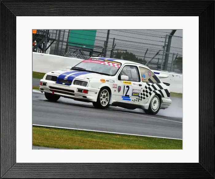 Framed Print : CM4 1923 David Hughes, Ford Sierra Cosworth