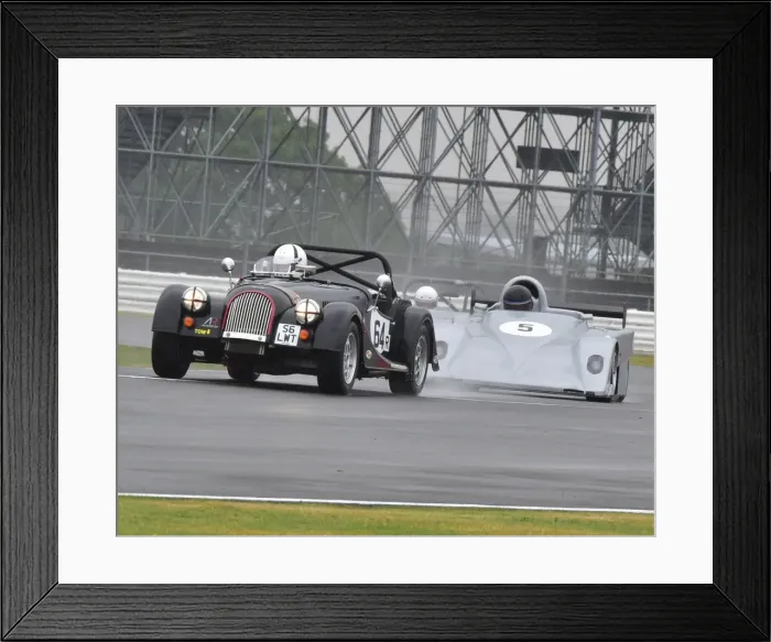 Framed Print : CM4 1959 Simon Scott, Morgan Roadster Lightweight,s 6 LWT, David Tilley, Hart Sports Racing