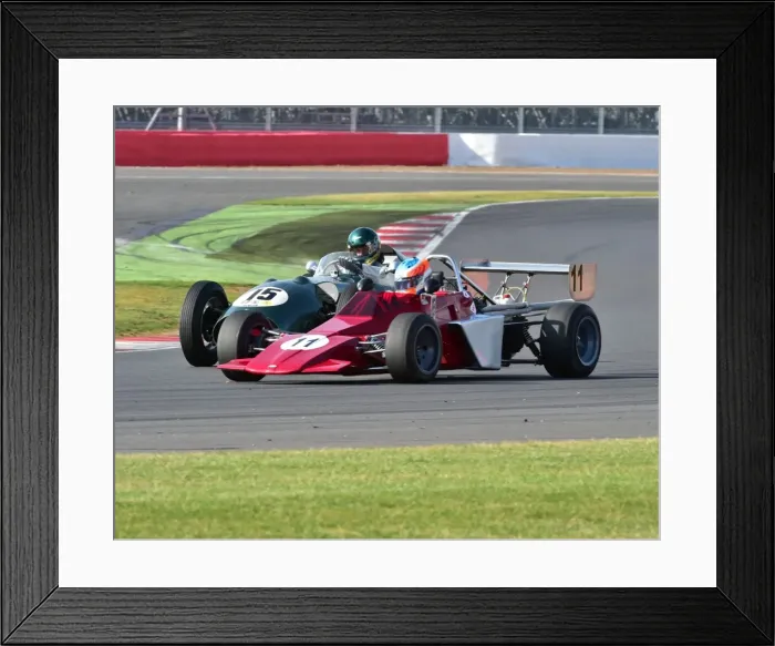 Framed Print : CM3 8588 David Caussanel, Brabham BT41, Classic Formula 3, Wolfgang Friedrichs, Aston Martin DBR4-1