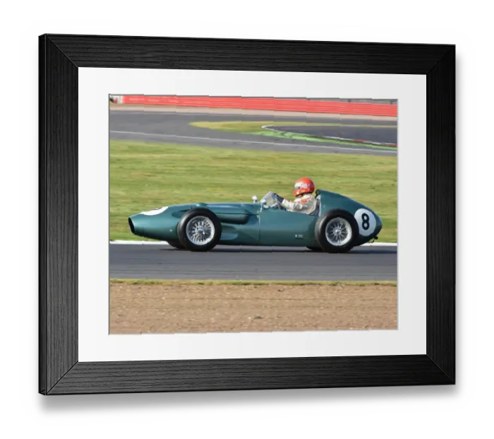 Framed Print : CM3 8622 Barrie Whizzo Williams, Aston Martin DBR4 Framed Print : CM3 8622 Barrie Whizzo Williams, Aston Martin DBR4