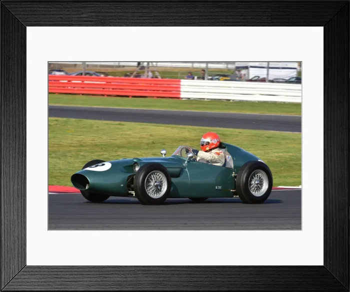Framed Print : CM3 8683 Barrie Whizzo Williams, Aston Martin DBR4 Framed Print : CM3 8683 Barrie Whizzo Williams, Aston Martin DBR4
